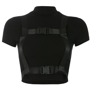 Slim Ribbon T-Shirt ,  - Streetwear Tops - Slick Street