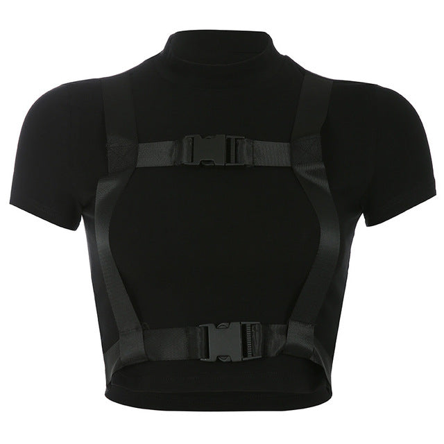 Slim Ribbon T-Shirt ,  - Streetwear Tops - Slick Street