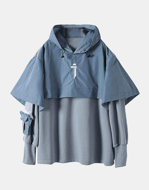 Dark Magician Hoodie Blue, XS - Streetwear Sweatshirts - Slick Street