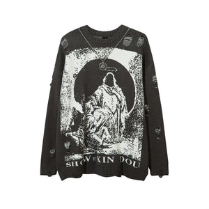 SHOW XIN DOU Sweater , - Streetwear Sweatshirts - Slick Street