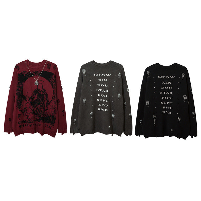SHOW XIN DOU Sweater , - Streetwear Sweatshirts - Slick Street