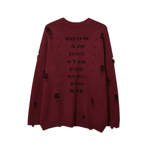 SHOW XIN DOU Sweater , - Streetwear Sweatshirts - Slick Street