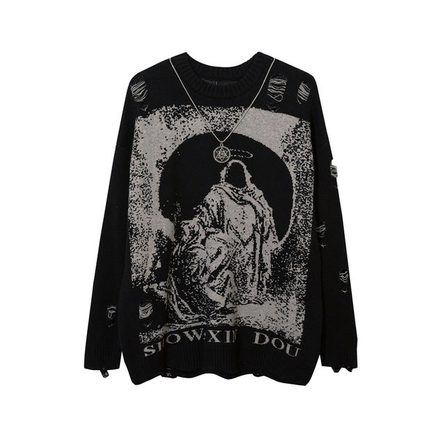 SHOW XIN DOU Sweater ,  - Streetwear Sweatshirt - Slick Street