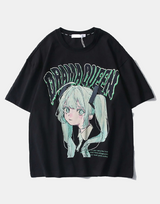 Drama Queen T-Shirt Black, XS - Streetwear T-Shirts - Slick Street