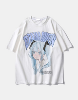 Drama Queen T-Shirt White, XS - Streetwear T-Shirts - Slick Street