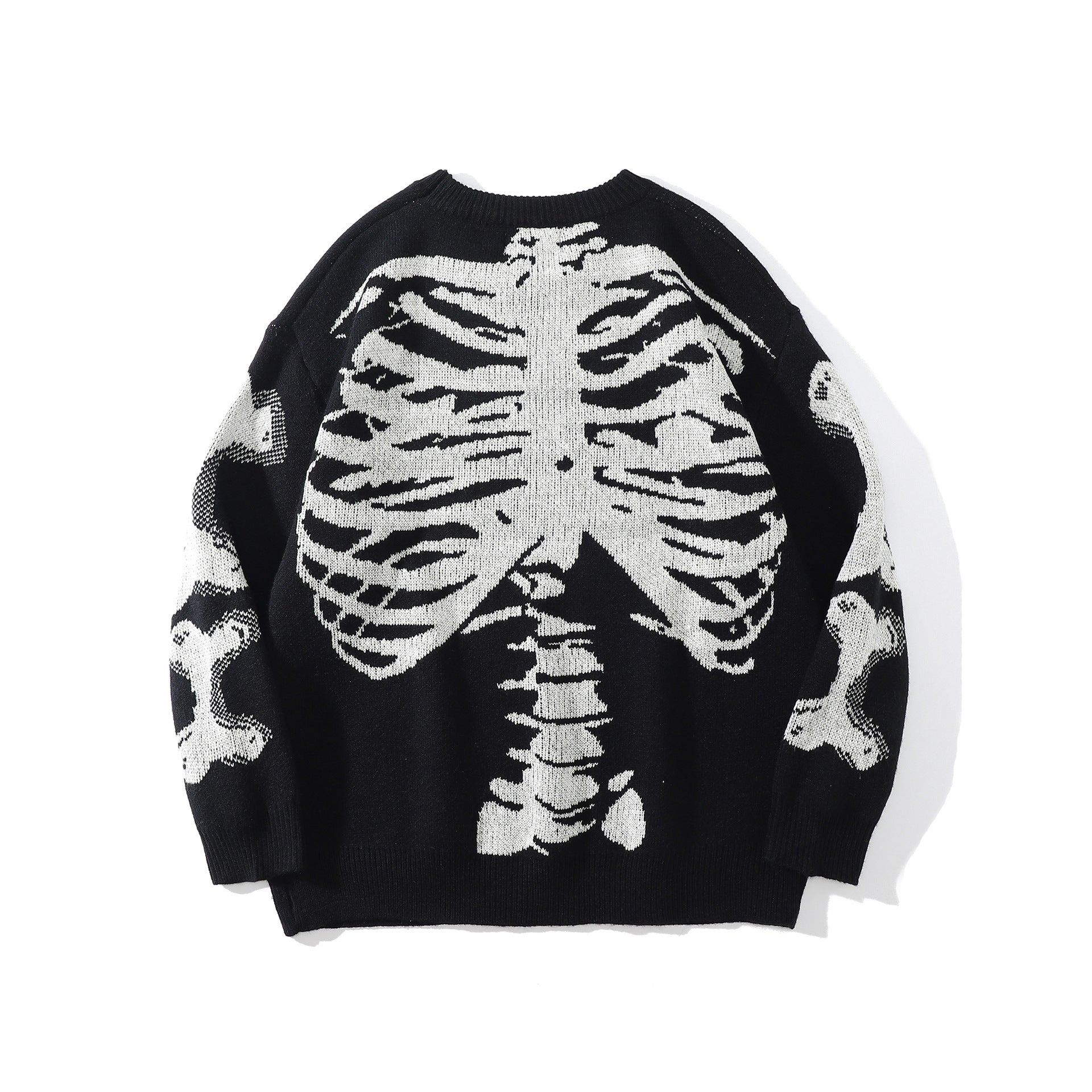 Skeleton Sweater , - Streetwear Sweatshirts - Slick Street
