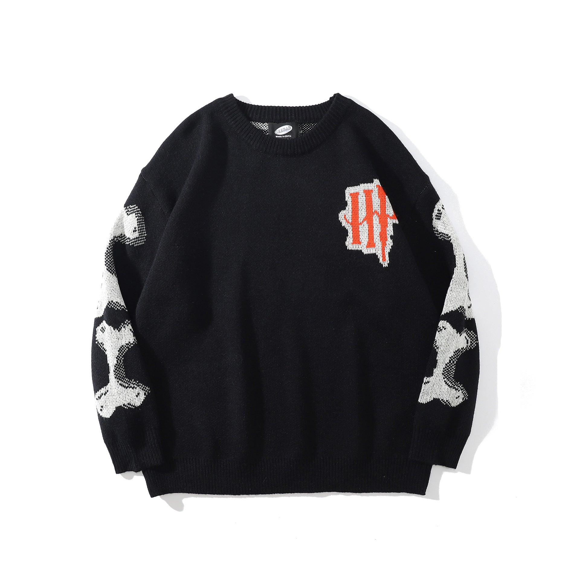 Skeleton Sweater , - Streetwear Sweatshirts - Slick Street