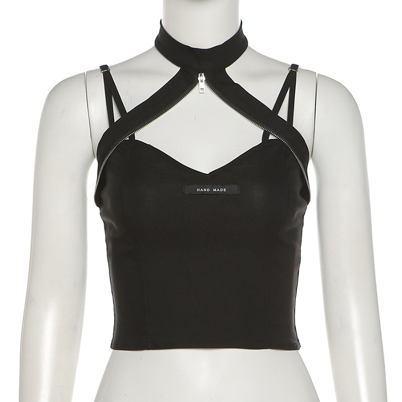 Neck Strap Vest ,  - Streetwear Tank Tops - Slick Street