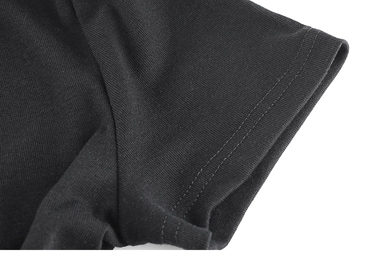 Techwear Black T-Shirt ,  - Streetwear Tops - Slick Street