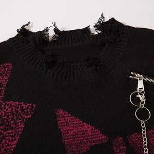 SKULL STAR Sweater , - Streetwear Sweatshirts - Slick Street