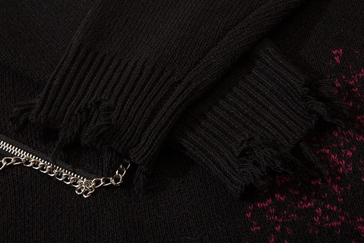 SKULL STAR Sweater , - Streetwear Sweatshirts - Slick Street