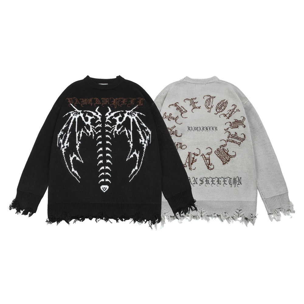 DRAGON ANGEL Sweater , - Streetwear Sweatshirts - Slick Street