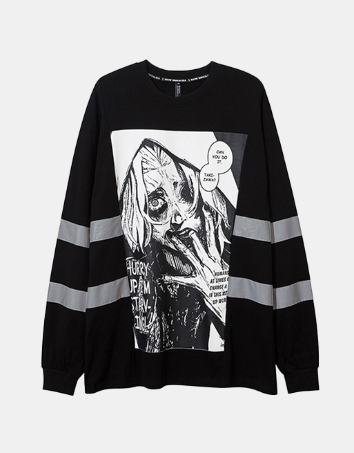 Dark X Sweater Black, XS - Streetwear Sweatshirts - Slick Street