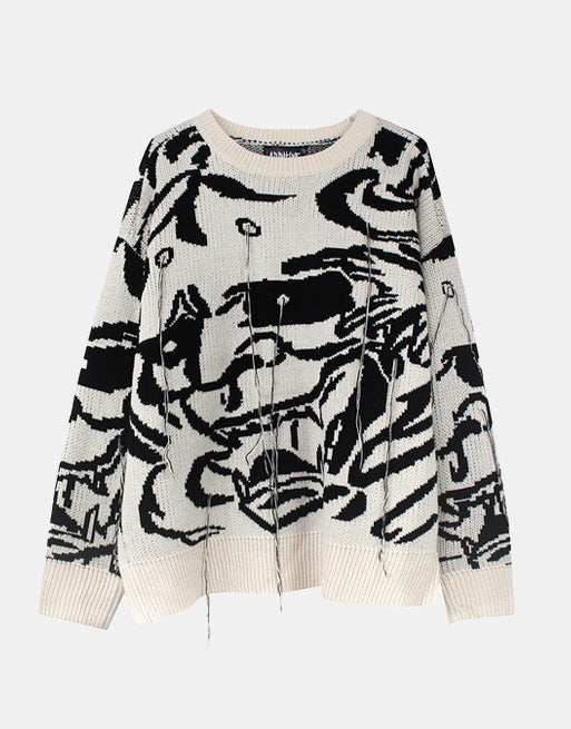 Tengu Sweater Black, XS - Streetwear Sweatshirts - Slick Street