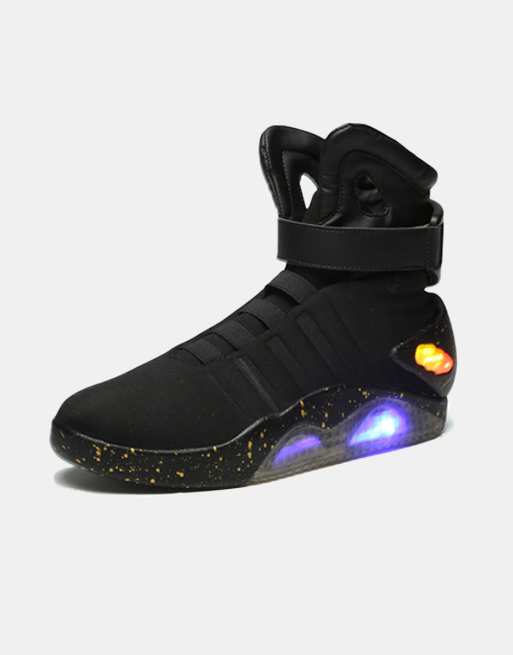 Marty McFly Sneakers black, EU 38 - UK 5.5 - US 6.5 - Streetwear Footwear - Slick Street