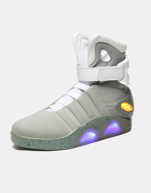 Marty McFly Sneakers grey, EU 38 - UK 5.5 - US 6.5 - Streetwear Footwear - Slick Street