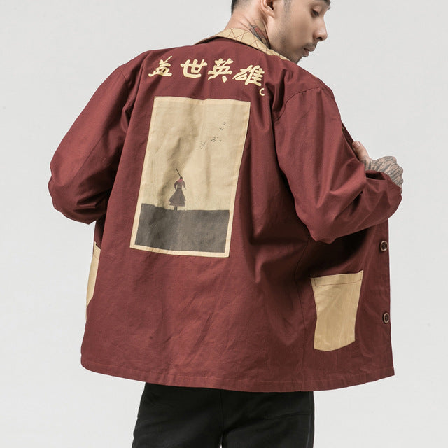 Kanji Hero Jacket ,  - Streetwear Jackets - Slick Street