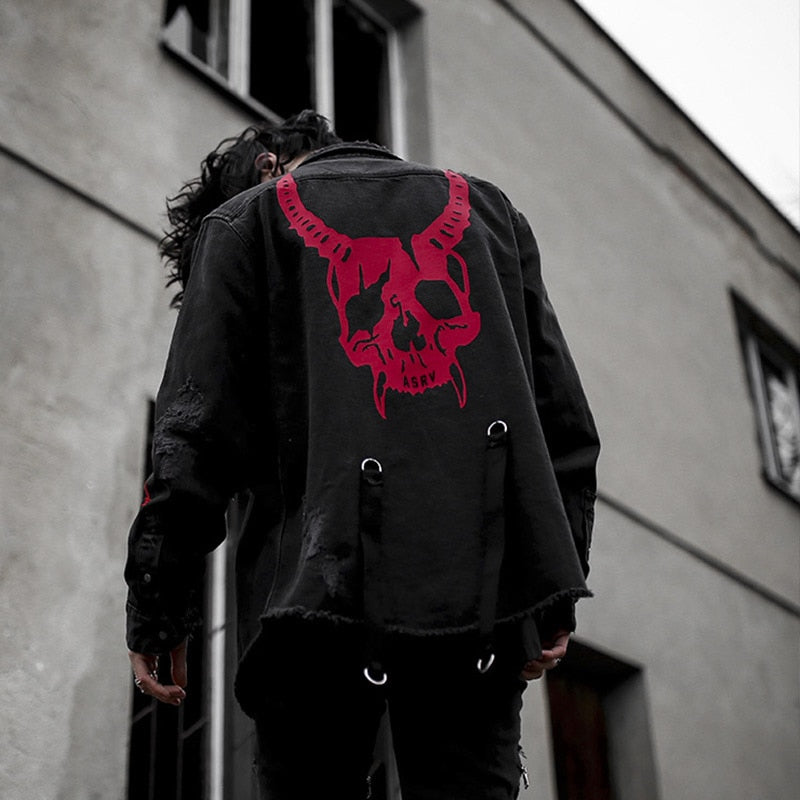 ASRV Demonic Denim Jacket ,  - Streetwear Jackets - Slick Street
