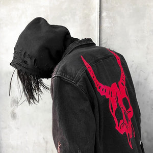 ASRV Demonic Denim Jacket ,  - Streetwear Jackets - Slick Street