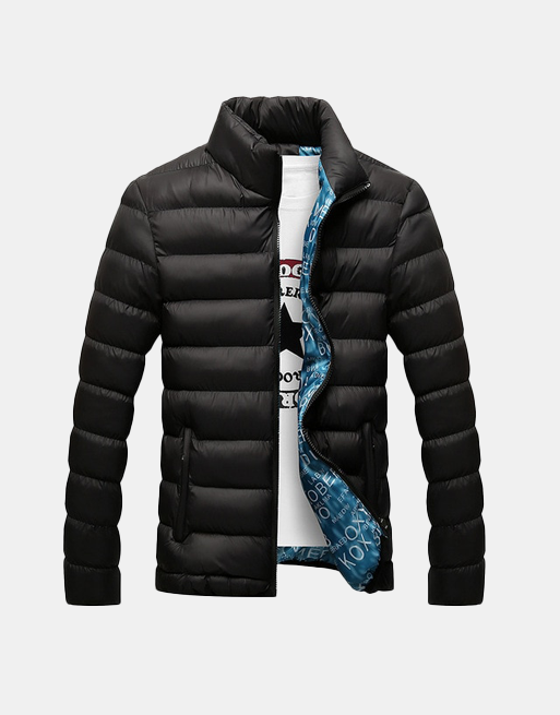 Quilted Jacket Black, XL - Streetwear Jackets - Slick Street