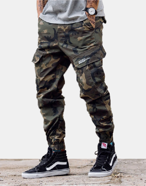 Tactical Camo Cargo Pants ,  - Streetwear Cargo Pants - Slick Street