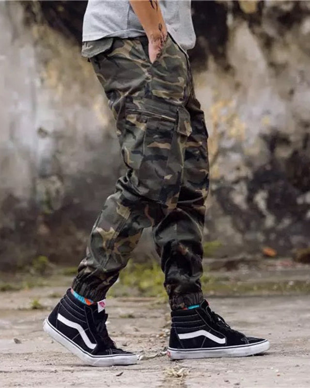 Tactical Camo Cargo Pants ,  - Streetwear Cargo Pants - Slick Street