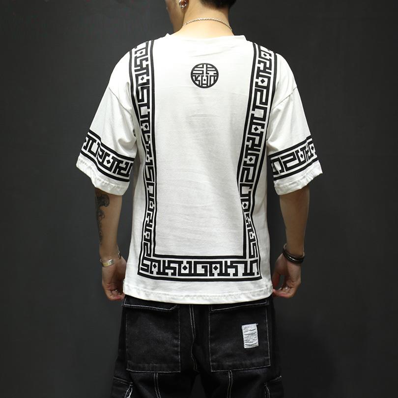 Japanese Pattern T-Shirt ,  - Streetwear T-Shirts - Slick Street