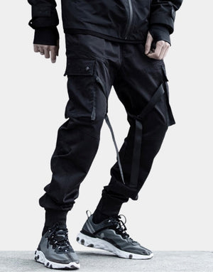 Y.B.Y.S Cargo Pants XS, Black - Streetwear Pants - Slick Street