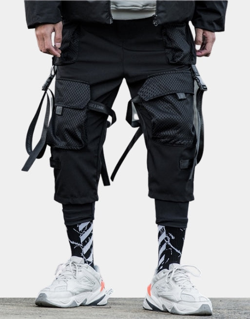 DarkSaturn Pants XXS, Black - Streetwear Joggers - Slick Street